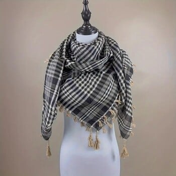 Κασκόλ Keffiyeh Tacticals Desert Scarf Wrap Shemagh Head Neck αραβικό μαντίλι Unisex Arab Shemagh Keffiyeh Palestine Scarf