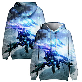 Game Armored Core VI Fires of Rubicon Графични суичъри Harajuku Fashion Cartoon 3D Print Hoodies For Men Clothes Kid Boy Tops