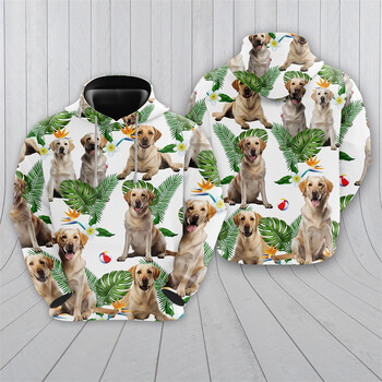 Labrador Hunting Graphic Sweatshirts Harajuku Fashion Dog Hunt Hoodies За мъже Дрехи Ежедневни Ежедневни Анцуг Дива патица Топ за момче