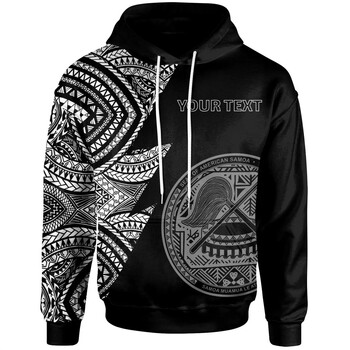 American Samoa Tatau Red Graphic Hoodie Polynesian Over Hoodie Y2k Flag Ново в качулки и суичъри Суичъри с качулка за мъже Пуловери