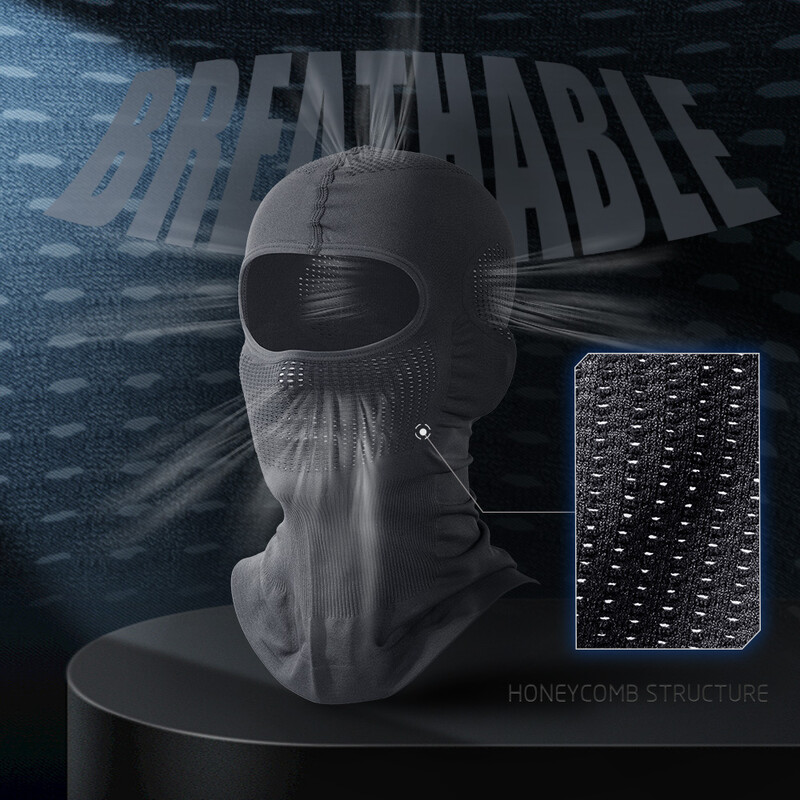 Balaclava Pălărie Mască pentru față completă Protecție solară respirabilă Husă elastică pentru față pentru sport, drumeții, camping, schi, în aer liber, eșarfă pentru cap bărbați