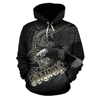 Saipan Island Hawaii Hoodie Tropical Tribe Tattoo Графични качулки за мъже Полинезийски пуловери с качулка Суичъри Готини y2k горнища