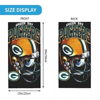 90S Green Bay Packers Football Helmet Cycling Bandana Face Mask Κασκόλ Cycling Bandana Ski Balaclava Designer Scarf