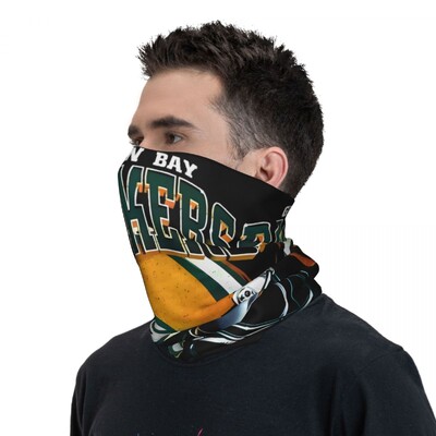 90S Green Bay Packers Football Helmet Cycling Bandana Face Mask Κασκόλ Cycling Bandana Ski Balaclava Designer Scarf