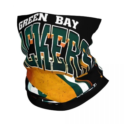 90S Green Bay Packers Football Helmet Cycling Bandana Face Mask Κασκόλ Cycling Bandana Ski Balaclava Designer Scarf