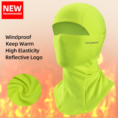ROCKBROS Téli Kerékpár Balaclava Szélálló Meleg Polár Sálmaszk Szabadtéri Sport Horgászat Sí Motor Kerékpáros Fejfedők