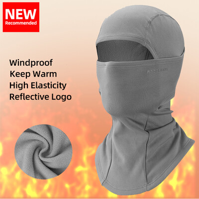 ROCKBROS Téli Kerékpár Balaclava Szélálló Meleg Polár Sálmaszk Szabadtéri Sport Horgászat Sí Motor Kerékpáros Fejfedők