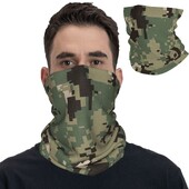 Navy NWU Camo Bandana Λαιμός Gaiter εμπριμέ καμουφλάζ Balaclavas Μάσκα Κασκόλ Πολυλειτουργικό κεφαλόδεσμο Ανδρικά Γυναίκα Ενήλικες Χειμώνας