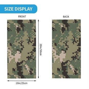 Navy NWU Camo Bandana Λαιμός Gaiter εμπριμέ καμουφλάζ Balaclavas Μάσκα Κασκόλ Πολυλειτουργικό κεφαλόδεσμο Ανδρικά Γυναίκα Ενήλικες Χειμώνας