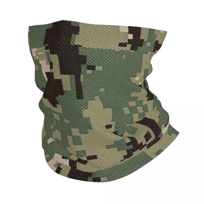 Navy NWU Camo Bandana Λαιμός Gaiter εμπριμέ καμουφλάζ Balaclavas Μάσκα Κασκόλ Πολυλειτουργικό κεφαλόδεσμο Ανδρικά Γυναίκα Ενήλικες Χειμώνας