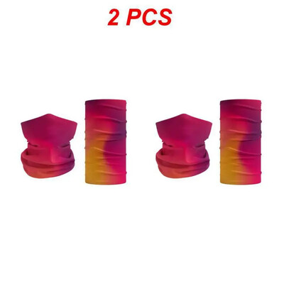 2TK Sall Lahe Sport Tube Bandana Buffs Face Balaclava Mehed Naised Jalgrattasõit Näokate Suusamask 3D Õmblusteta Kaelasoojendaja