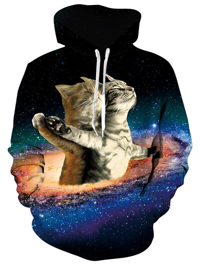 3D Hoodies Vīriešu Pūce 3D Print Jauns Džemperis Streetwear Puloveri Topi Liela izmēra Ikdienišķa Modes Kapuces Vīriešu Sieviešu Džemperis