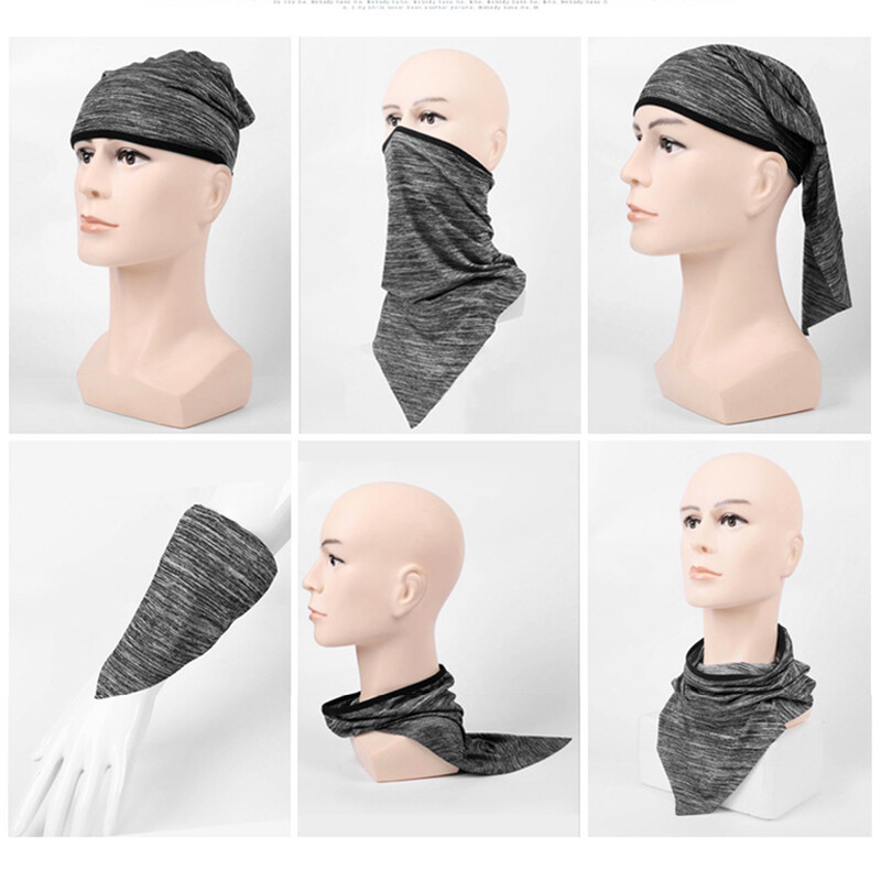 Vonkajšia cyklistika Priedušný ľadový hodváb Kryt na krk Lyžiarska maska Bandana Vetruodolný Kryt na krk Cool Šál Zabaliť Športové Náhrdelníky Kukla