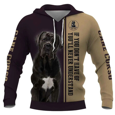 Belgian Malinois Animel Hanorace grafice 3D pentru bărbați, femei, haine, ocazional, pulovere, hanorac cu mânecă lungă, hanorac de toamnă