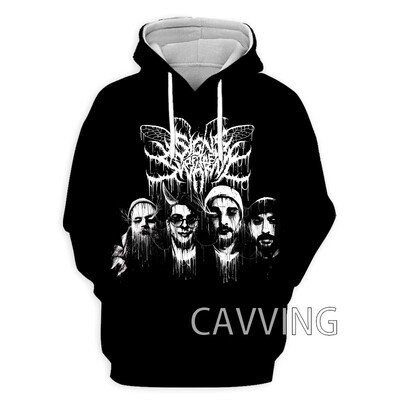 Nové módne dámske/pánske mikiny s 3D potlačou a motívom kapely Signs of the Swarm, mikiny s kapucňou Harajuku, topy a oblečenie