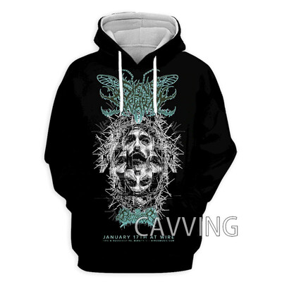 Nové módne dámske/pánske mikiny s 3D potlačou a motívom kapely Signs of the Swarm, mikiny s kapucňou Harajuku, topy a oblečenie