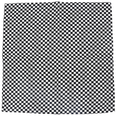 Melns, balts pleds bandanas vīriešiem kabatas kvadrātveida šalle kokvilnas sieviešu galvas saite kakla lakats galvassegas sporta riteņbraukšanas maska