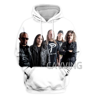 Nové módne 3D potlačené mikiny s kapucňou Overkill Band, mikiny s kapucňou Harajuku, mikiny s kapucňou, topy a oblečenie