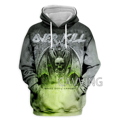 Nové módne 3D potlačené mikiny s kapucňou Overkill Band, mikiny s kapucňou Harajuku, mikiny s kapucňou, topy a oblečenie