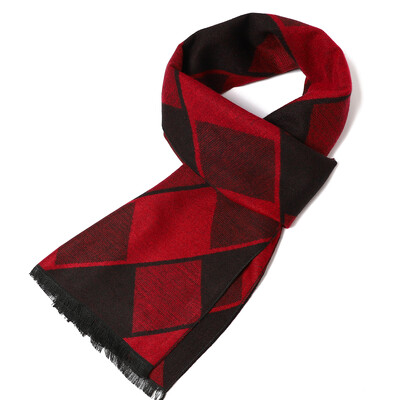 Izbraukuma vīriešu biznesa šalle Populāra jauna vēja necaurlaidīga smilšu šalle Luksusa apdruka kakla šalle Mode rudens un ziemas kašmira šalle