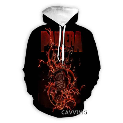 Módne mikiny s kapucňou Pantera Band s 3D potlačou, Harajuku mikiny s kapucňou, topy a oblečenie pre ženy/mužov
