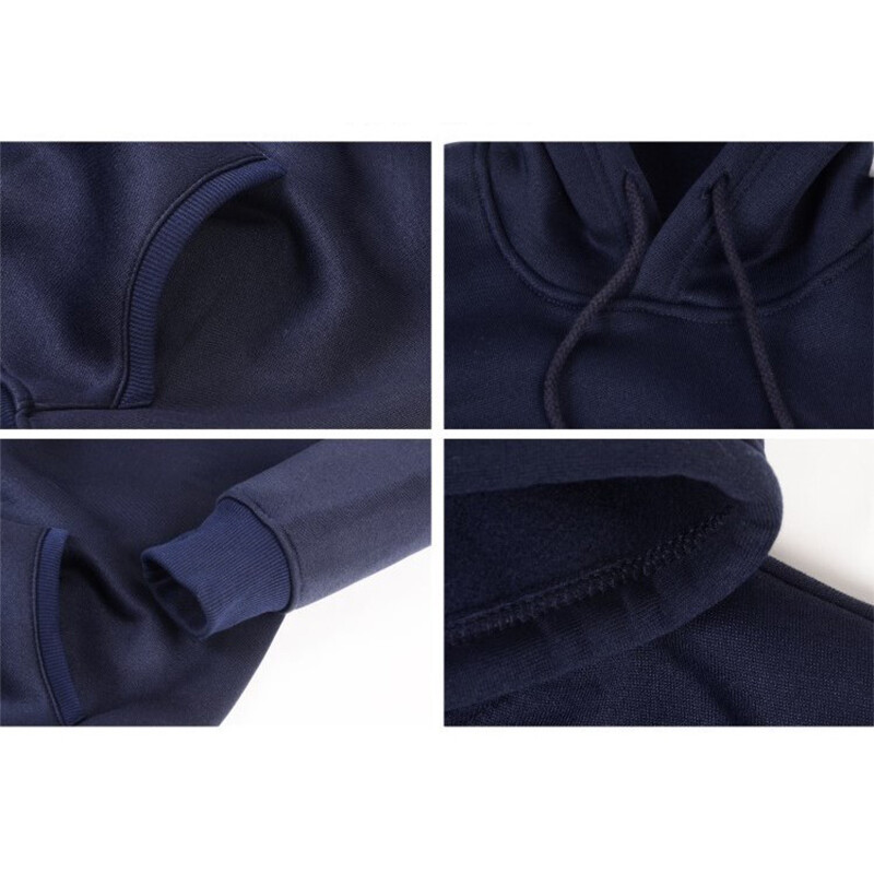 Modes apdruka, melna Hoodies vīriešu Rudens džemperi ar garām piedurknēm Ikdienas kabatas kapuces Unisex ārējais brīvs sporta apģērbs