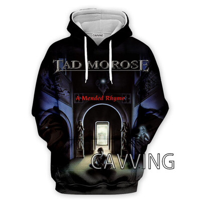 Νέα μόδα Γυναικεία/Ανδρικά 3D Print Tad Morose Rock Hoodies Φούτερ με κουκούλα Harajuku Φούτερ με κουκούλα Μπλούζες ρούχα
