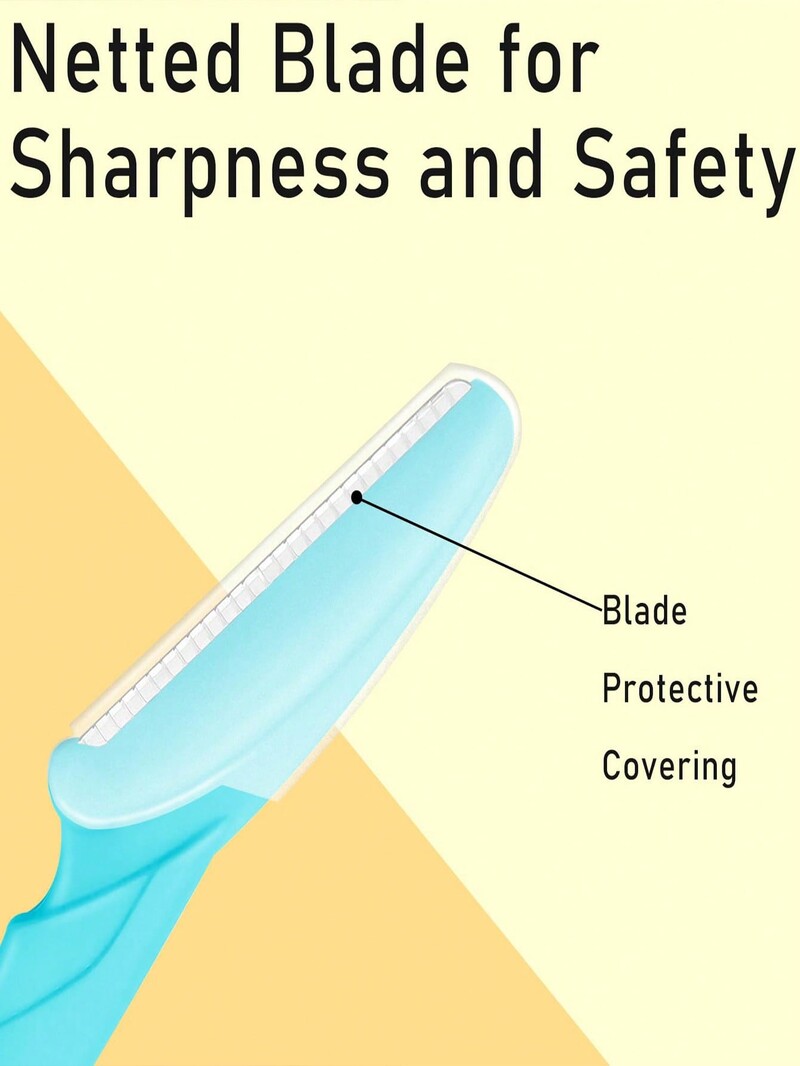 Brici pentru femei, aparat de ras Dermaplane 12 buc, instrument de tuns sprancene Dermaplaning pentru cadou sigur si usor de Ziua Indragostitilor