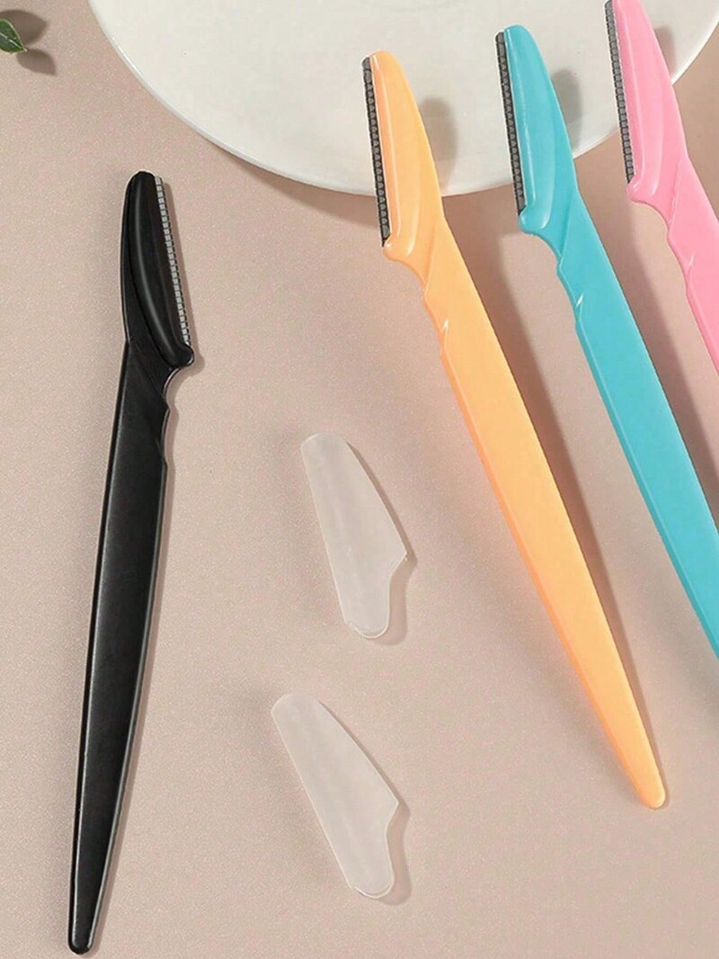 Brici pentru femei, aparat de ras Dermaplane 12 buc, instrument de tuns sprancene Dermaplaning pentru cadou sigur si usor de Ziua Indragostitilor