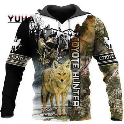 Loomajaht Hirved/Sigade Reaper Bow Hunter Camo uus moodne spordidress, vabaaja 3Dprindiga kapuutsid/sviitrid/jakk