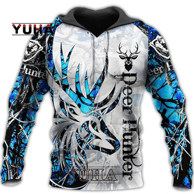 Loomajaht Hirved/Sigade Reaper Bow Hunter Camo uus moodne spordidress, vabaaja 3Dprindiga kapuutsid/sviitrid/jakk