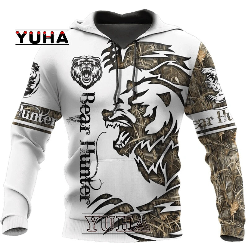 Loomajaht Hirved/Sigade Reaper Bow Hunter Camo uus moodne spordidress, vabaaja 3Dprindiga kapuutsid/sviitrid/jakk
