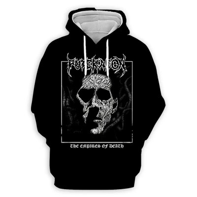 Νέα μόδα Puteraeon Rock τρισδιάστατα εμπριμέ ρούχα Streetwear Ανδρικά φούτερ με κουκούλα Μόδα μπλούζες με μακρυμάνικο πουλόβερ με κουκούλα