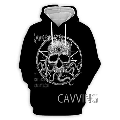 Νέα μόδα Puteraeon Rock τρισδιάστατα εμπριμέ ρούχα Streetwear Ανδρικά φούτερ με κουκούλα Μόδα μπλούζες με μακρυμάνικο πουλόβερ με κουκούλα