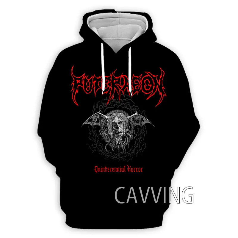 Νέα μόδα Puteraeon Rock τρισδιάστατα εμπριμέ ρούχα Streetwear Ανδρικά φούτερ με κουκούλα Μόδα μπλούζες με μακρυμάνικο πουλόβερ με κουκούλα