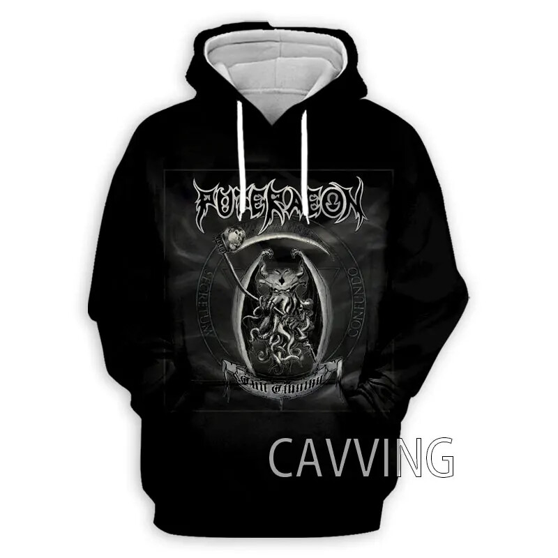 Νέα μόδα Puteraeon Rock τρισδιάστατα εμπριμέ ρούχα Streetwear Ανδρικά φούτερ με κουκούλα Μόδα μπλούζες με μακρυμάνικο πουλόβερ με κουκούλα