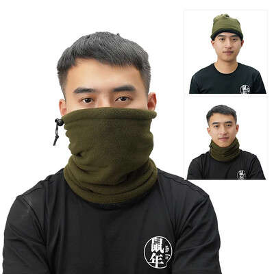 Χειμωνιάτικα αντιανεμικά κασκόλ Fleece Tube Bandana Scarf Μάσκα Μαλακό κάλυμμα μισού προσώπου SKi Snowboard Λαιμός Πιο ζεστό Gaiter Μόδα Γυναικεία Άντρες