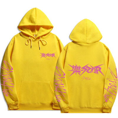 2024 νέα στάμπα ροκ σταρ Ανδρικά μακρυμάνικα μπλουζάκια με κουκούλα ανδρικά Cool Casual Harajuku Streetwear Πουλόβερ y2k