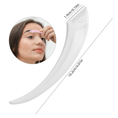 Nou 3 buc/set de foarfece pentru tuns sprâncene cu pieptene femei profesionale lamă pentru sprâncene aparat de bărbierit pentru ochi instrument de machiaj pentru frumusețe