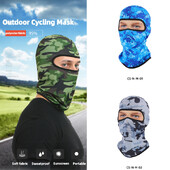 Maskovacie masky Cool Full Face Cycling UV ochrana pre mužov Rýchloschnúca Lycra na cestnú cyklistiku, lyžovanie a letné slnko na motocykel