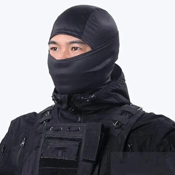 Κάμπινγκ αντιηλιακή προστασία Tactical Balaclava Bicycle Riding Αντιανεμικό Πλήρες κάλυμμα Υπαίθριο Κυνήγι Κεφαλή Πεζοπορίας Ζεστό Μαντίλι σκι