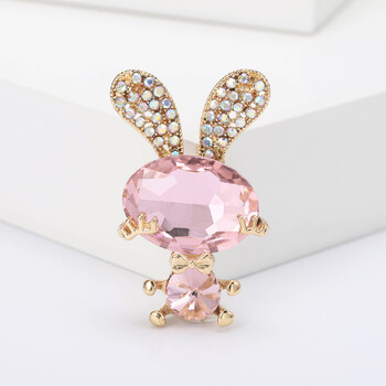 Καρφίτσες Rhinestone Rabbit για γυναίκες Unisex Καρφίτσες ζώων Πολύχρωμες Διαθέσιμες Αξεσουάρ Casual Party Δώρα