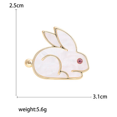 Καρφίτσες Rhinestone Rabbit για γυναίκες Unisex Καρφίτσες ζώων Πολύχρωμες Διαθέσιμες Αξεσουάρ Casual Party Δώρα