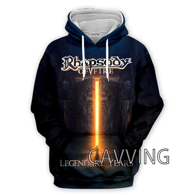 Νέα μόδα Γυναικεία/Ανδρικά 3D Print Rhapsody Rock Hoodies Φούτερ με κουκούλα Harajuku Φούτερ με κουκούλα Μπλούζες H01