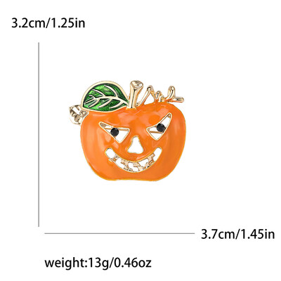 Halloweeni kõrvitsa prossid naistele Unisex Armsad taimenõelad Mitmevärvilised Saadaval peotarvikud Kingitused