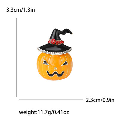 Halloweeni kõrvitsa prossid naistele Unisex Armsad taimenõelad Mitmevärvilised Saadaval peotarvikud Kingitused