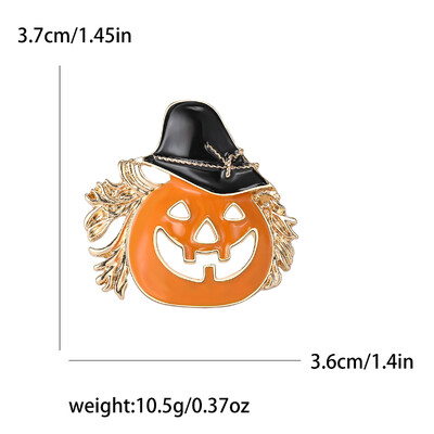 Halloweeni kõrvitsa prossid naistele Unisex Armsad taimenõelad Mitmevärvilised Saadaval peotarvikud Kingitused