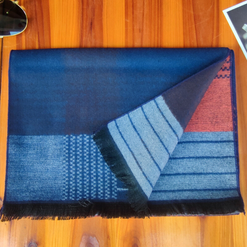 Luksusa Dizains Vīriešu Šalle Foulard Plaid Šalles Šalles Mode Ikdienišķa Ziemas Kašmira Siltas Šalles Kakla aptinums Vīriešu Bufandas Hombre
