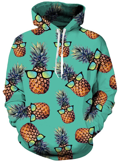 Νέα εμπριμέ Unisex Hoodies καινοτομία 3D μοτίβο Φούτερ πουλόβερ με κουκούλα και κουκούλα τσέπης Streetwear φαρδιά άνετα