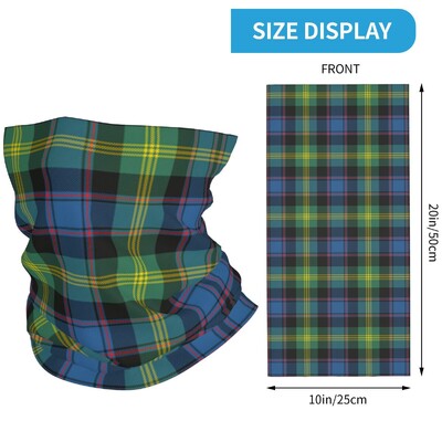 Καρό κάλτσες Watson Tartan Bandana Κάλυμμα λαιμού με στάμπα Χριστουγεννιάτικα δώρα Balaclavas Φουλάρι πολλαπλής χρήσης για άνδρες Γυναίκες Ενήλικες